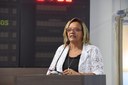 Aline Couto comemora pagamento dos terceirizadas Aline Couto comemora pagamento dos terceirizadas