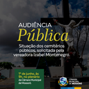 Câmara realiza audiência pública sobre situação dos cemitérios de Mossoró Câmara realiza audiência pública sobre situação dos cemitérios de Mossoró