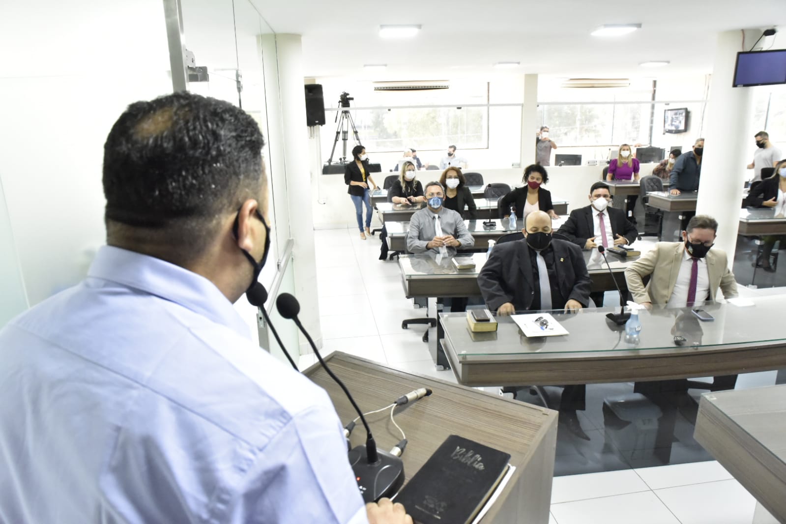 Câmara de Mossoró retoma projeto Momento de Fé